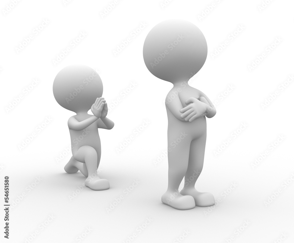 Person on his knees asking for forgiveness Person on his knees asking for forgiveness