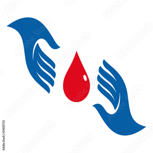 Vector Logo Blood Donation