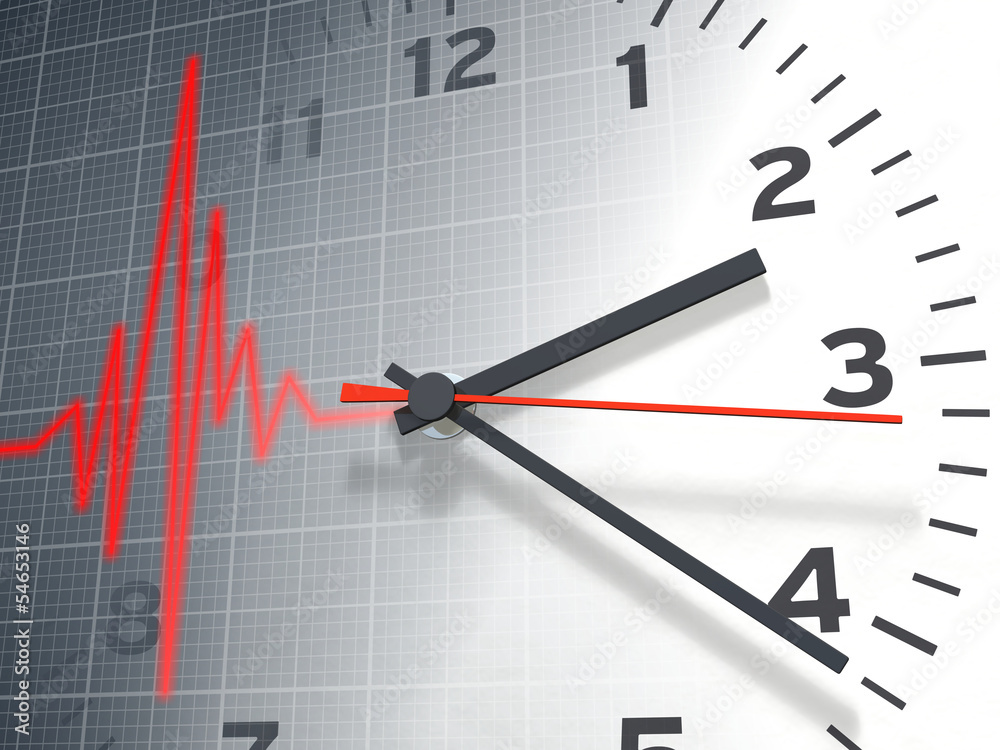 Am Puls der Zeit StockIllustration Adobe Stock