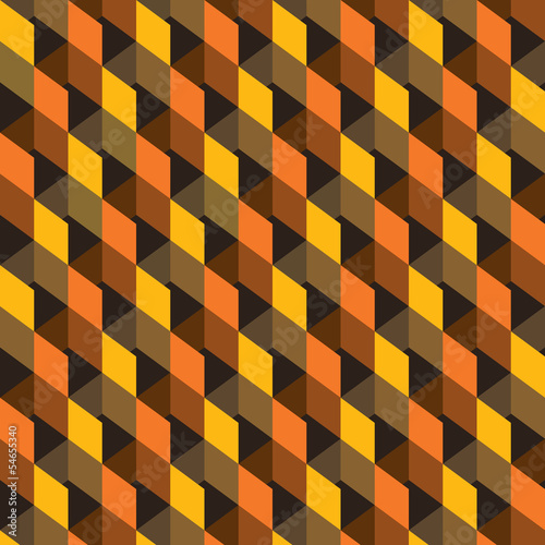 retro square pattern vector