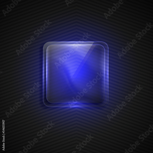 abstract background with transparent glass banner