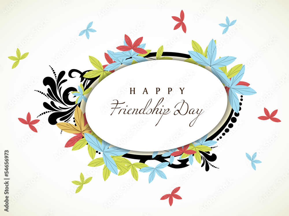 Happy Friendship Day background or concept. Happy Friendship Day background or concept.