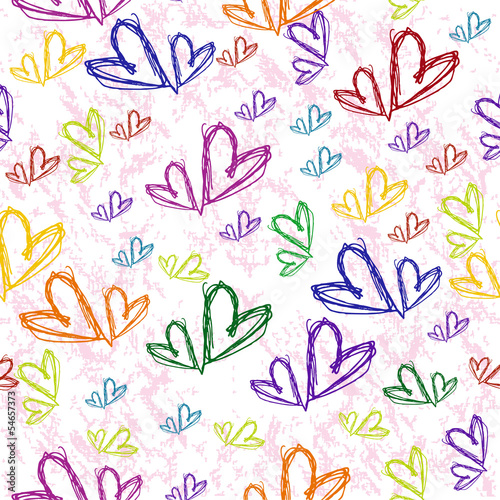 Abstract love seamless background.