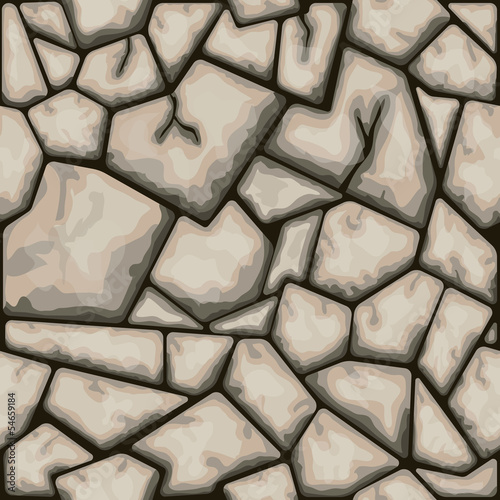 Brown stone seamless pattern