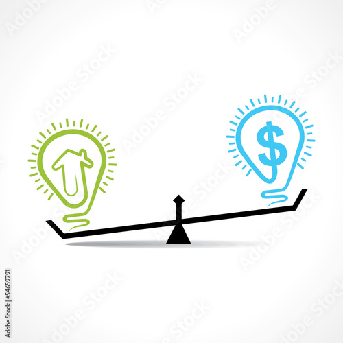 Own a home is more valuable than money concept vector