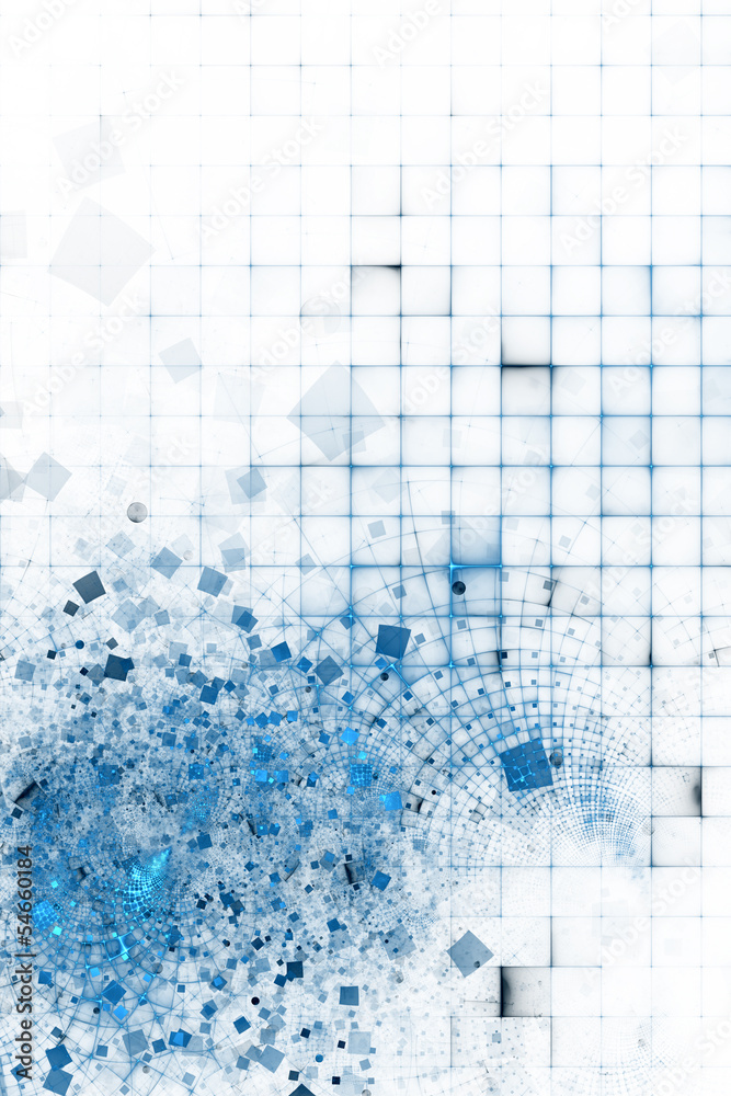 Fototapeta premium Blue abstract background