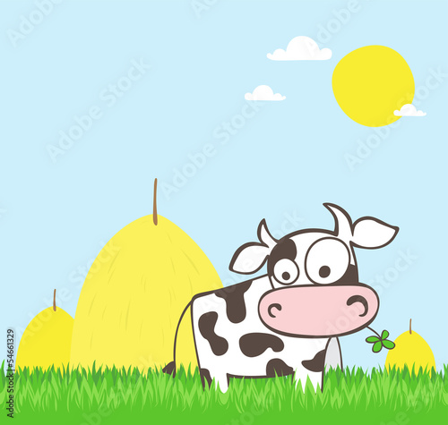 Cartoon cow