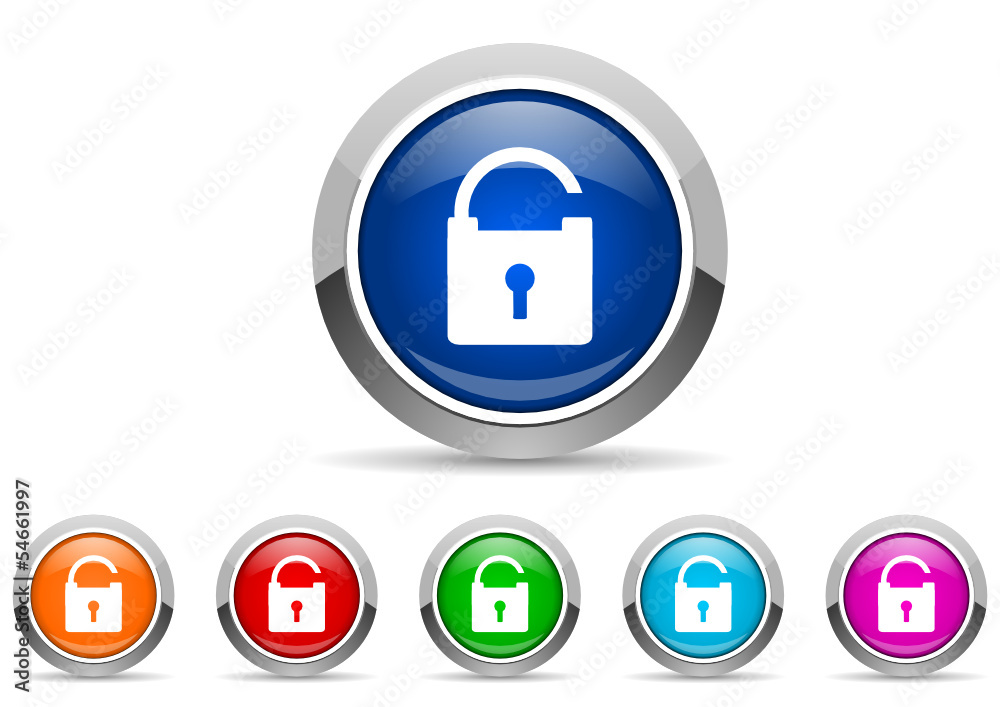 padlock icon set padlock icon set