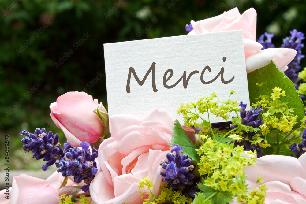 Obraz premium merci