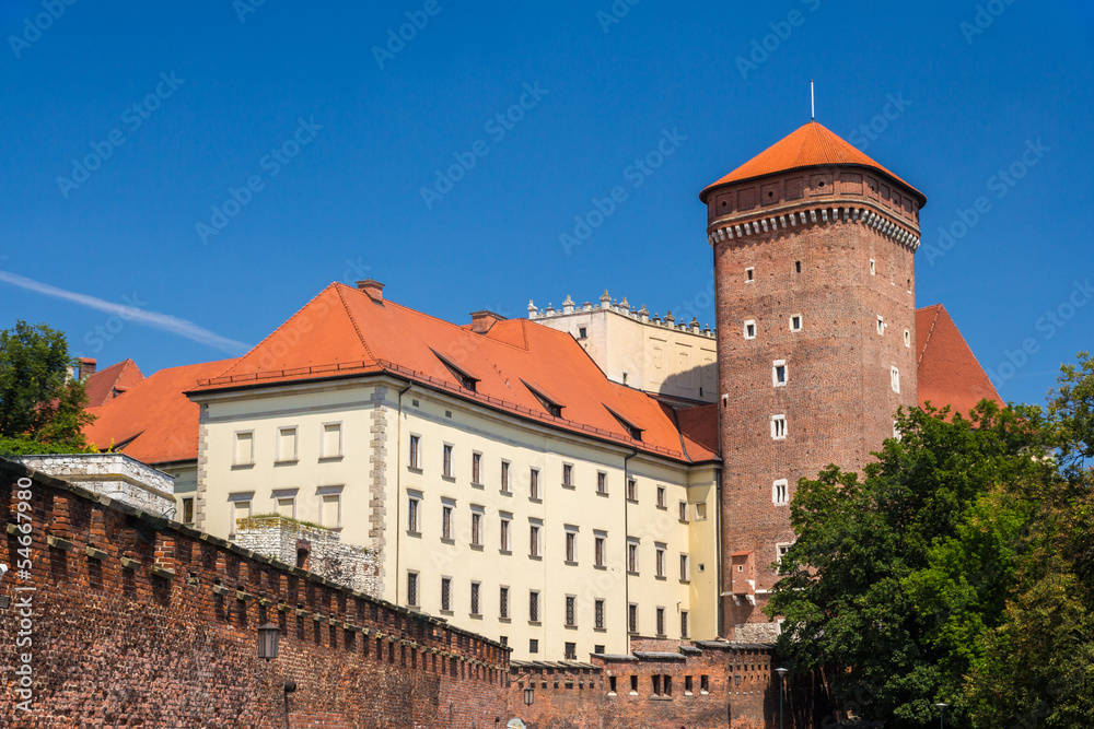 Wawel Royal Castle in Krakow - Poland