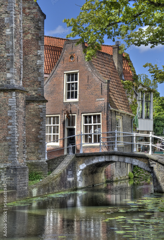 Obraz premium Little Delft House in Holland