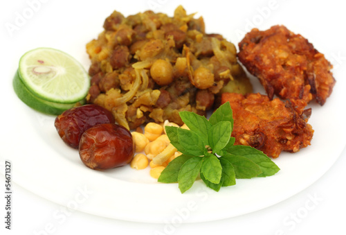 Popular Iftar items for holy Ramadan in Bangladesh photo