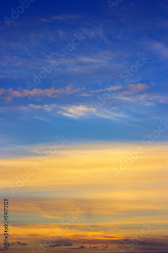 Early summer morning sky background , vertical © arska n