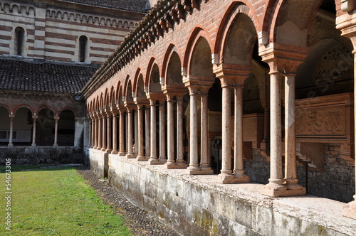 Architecture of Church San Zeno Verona Italy