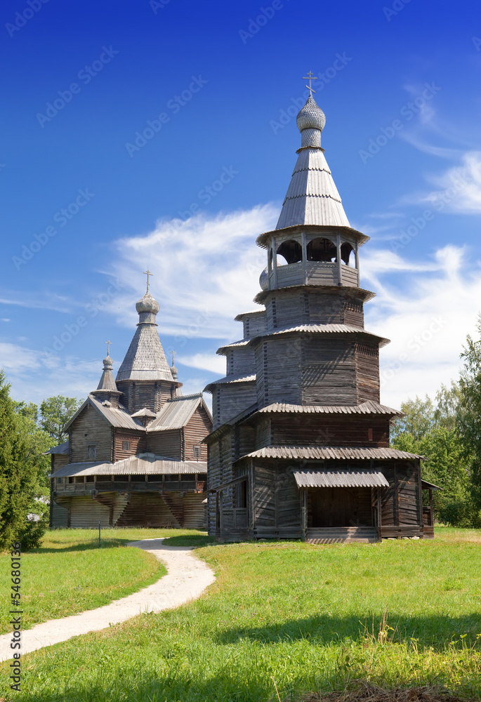 Open-air museum of ancient wooden architecture. Russia. Open-air museum of ancient wooden architecture. Russia.
