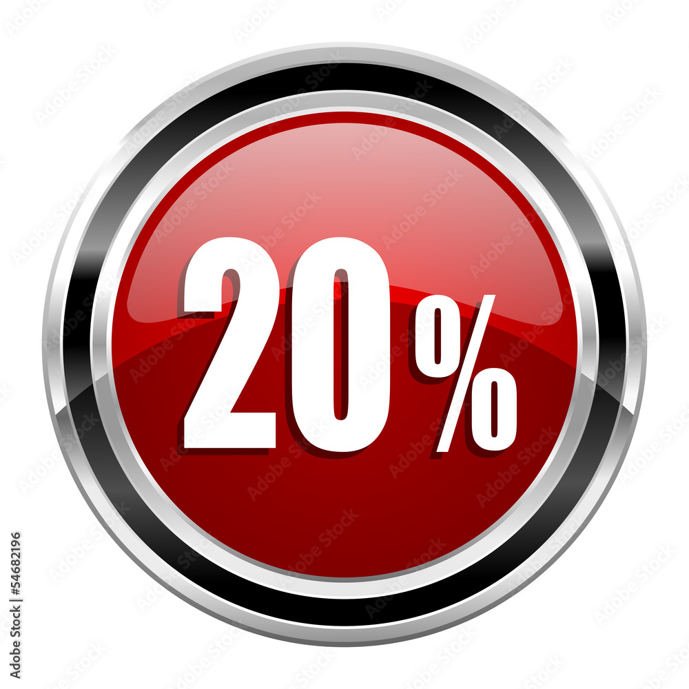 20 percent icon 20 percent icon