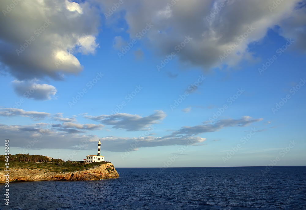 Mediterranean Lighthouse in Mallorca