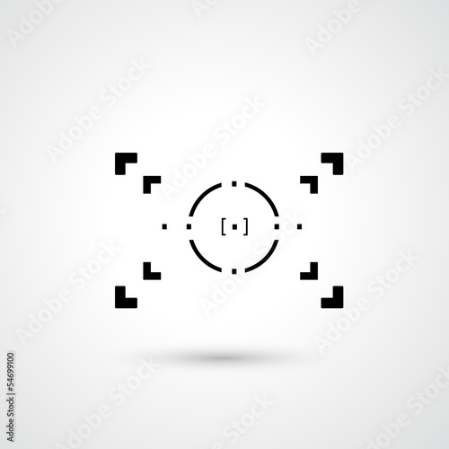Camera symbol vector 