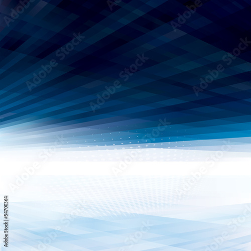 Abstract virtual space perspective background.