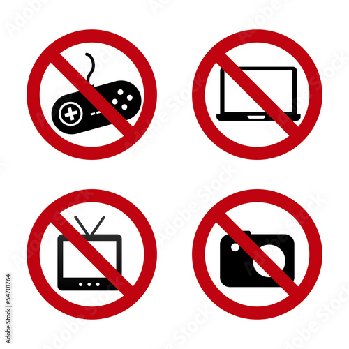 prohibition icons