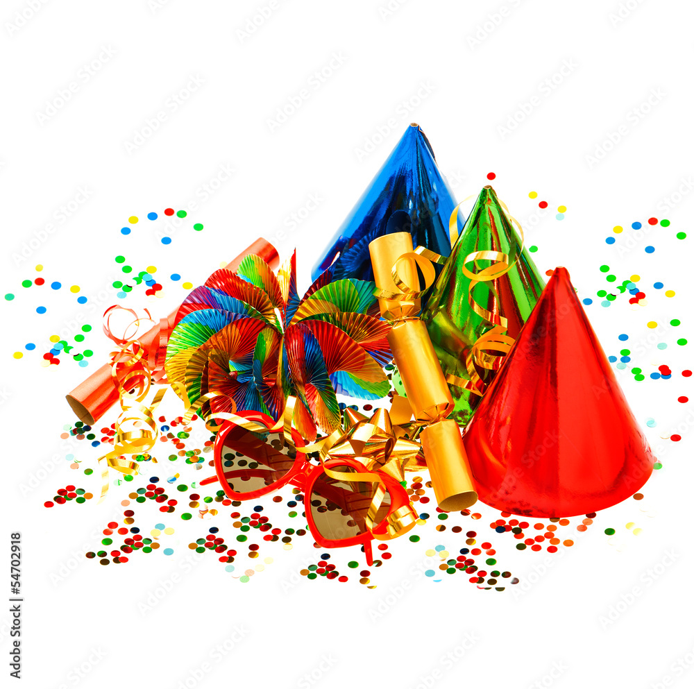 colorful carnival and birthday party decoration