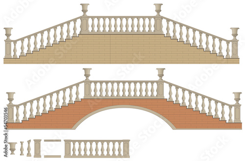 Vector two-way ladder and bridge