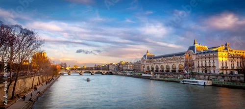 Obraz  z motywem paris by night