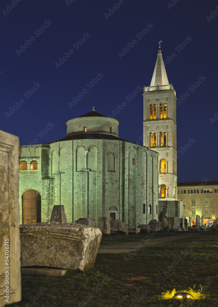 Church of st. Donat, from the 9th century in Zadar, Croatia