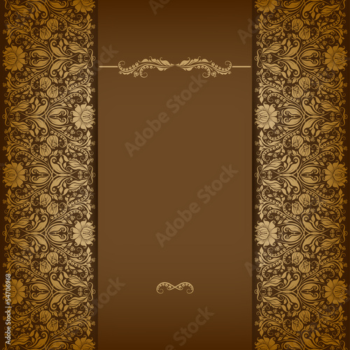 Elegant background with lace ornament