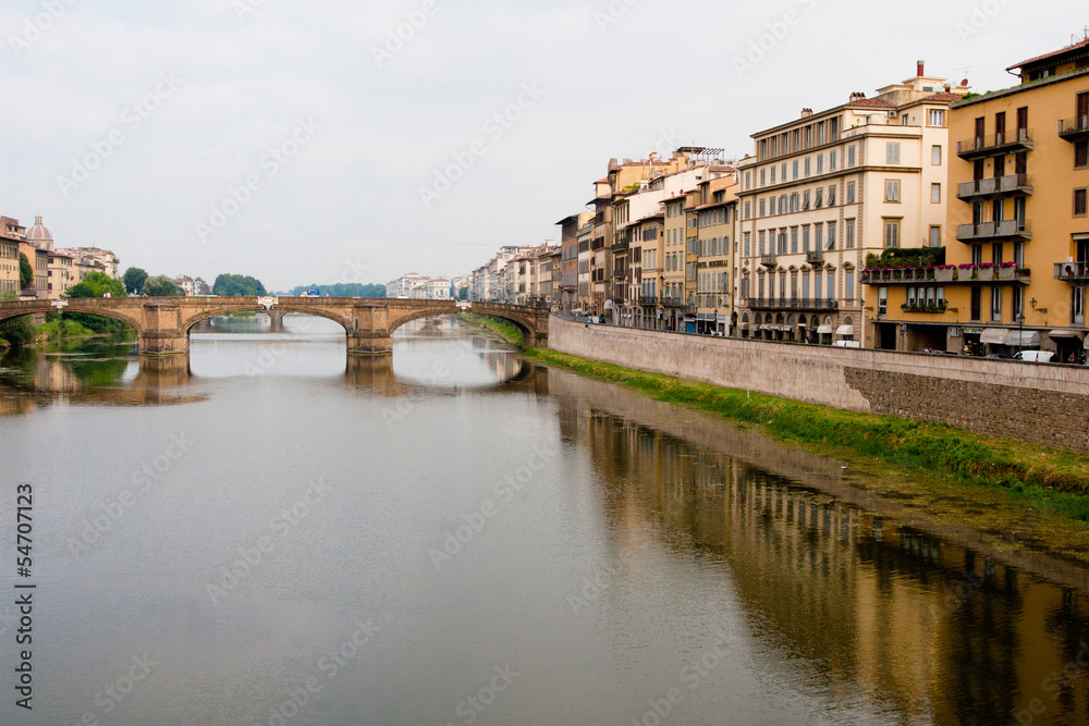 Florence. The bridge over the Arno.