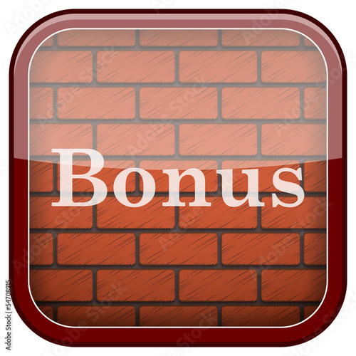 Bricks wall icon