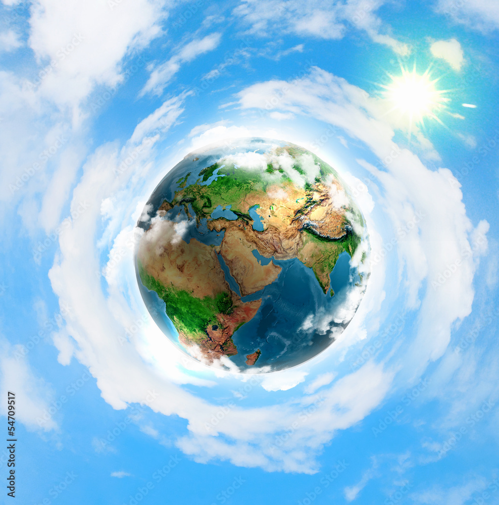 Naklejka premium Earth planet