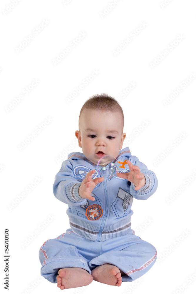 Little child playing with the bubble Little child playing with the bubble
