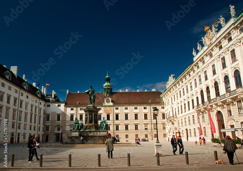 Famous Hofburg Palace in Vienna