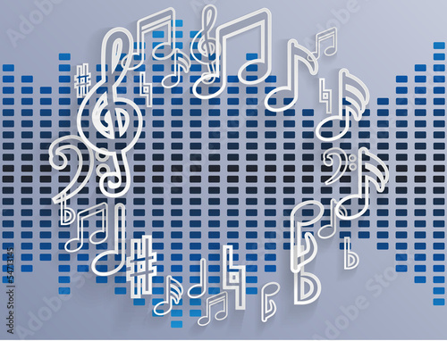 Abstract music background