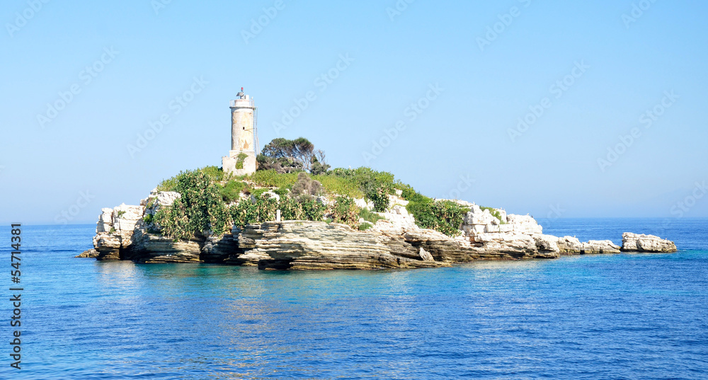 Lighthouse on the Ionian Sea, Greece