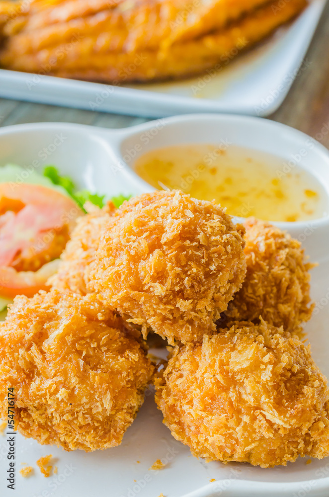 Fried shrimp Fried shrimp