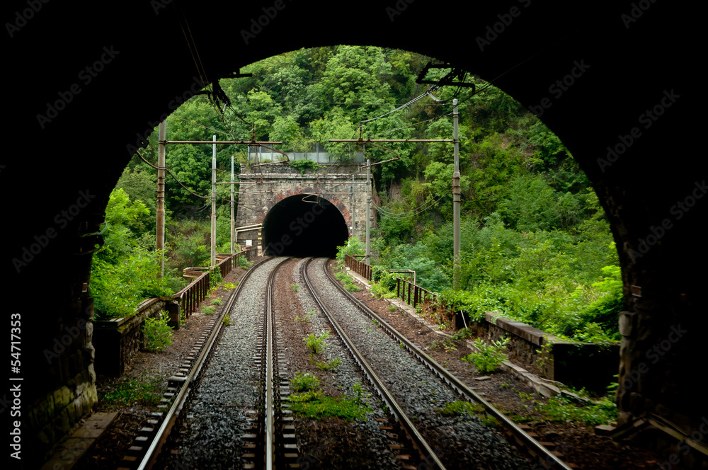 Fototapeta premium tunel kolejowy