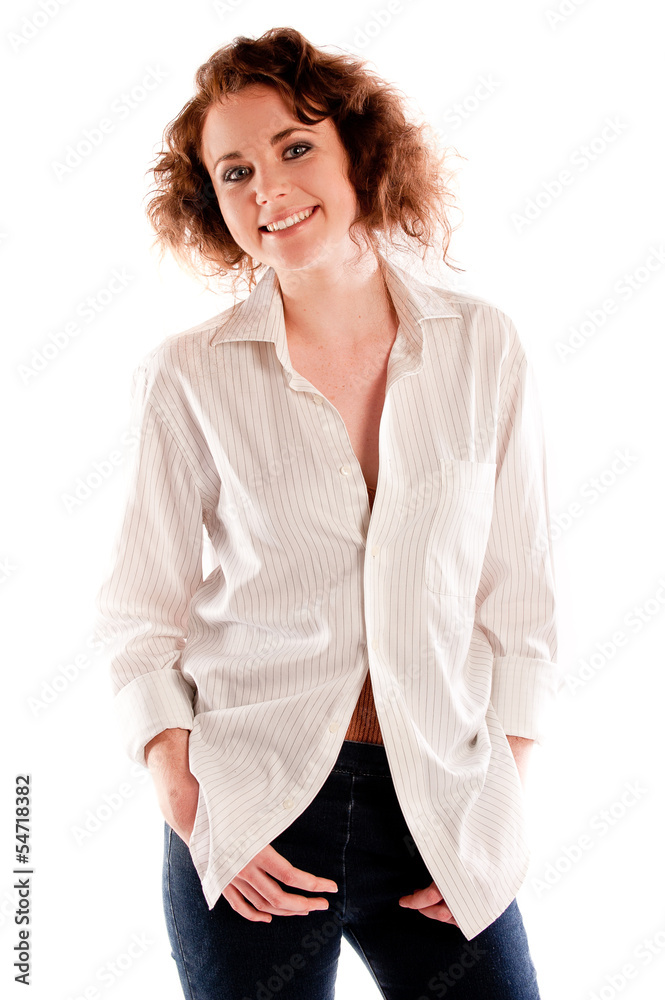Portrait of a beautiful young woman Portrait of a beautiful young woman