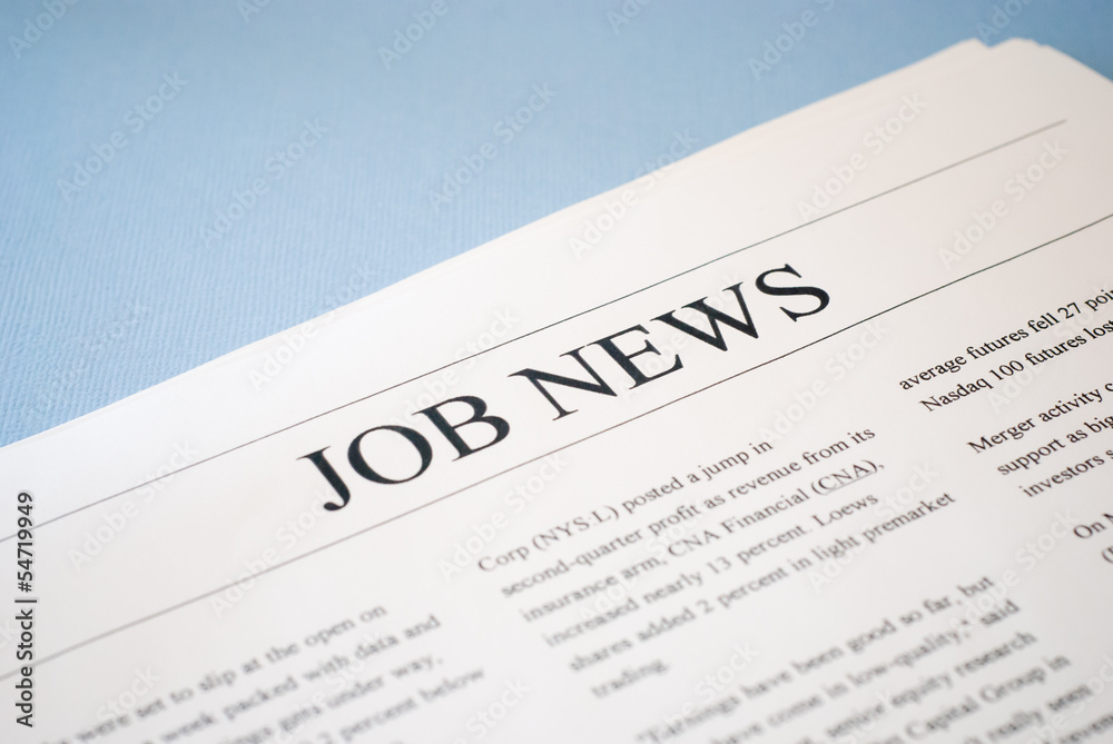 Obraz premium job news
