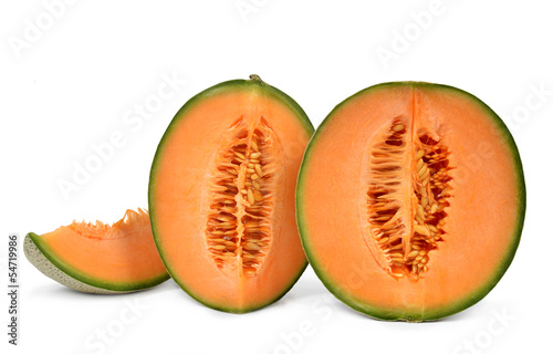 orange cantaloupe melon