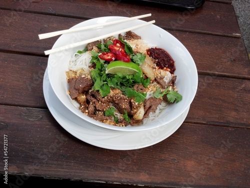 Foto Bun Nam Bo - Typical Vietname/Thai Cuisine