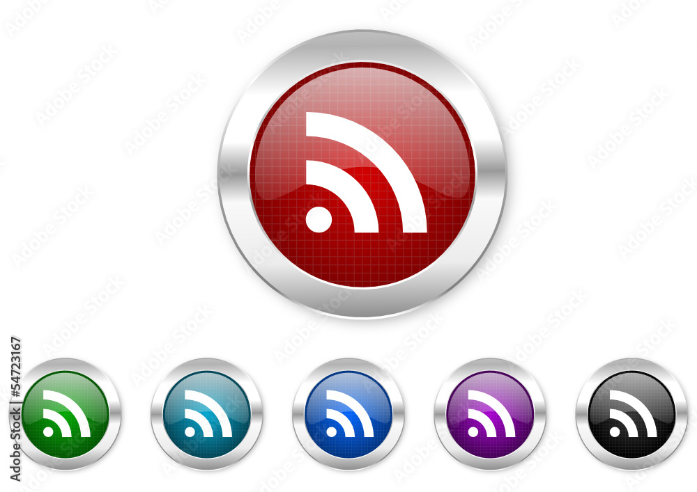 rss icon set rss icon set