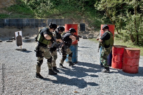 special police unit in training