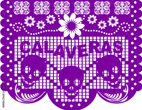 Papel Picado Día de Muertos