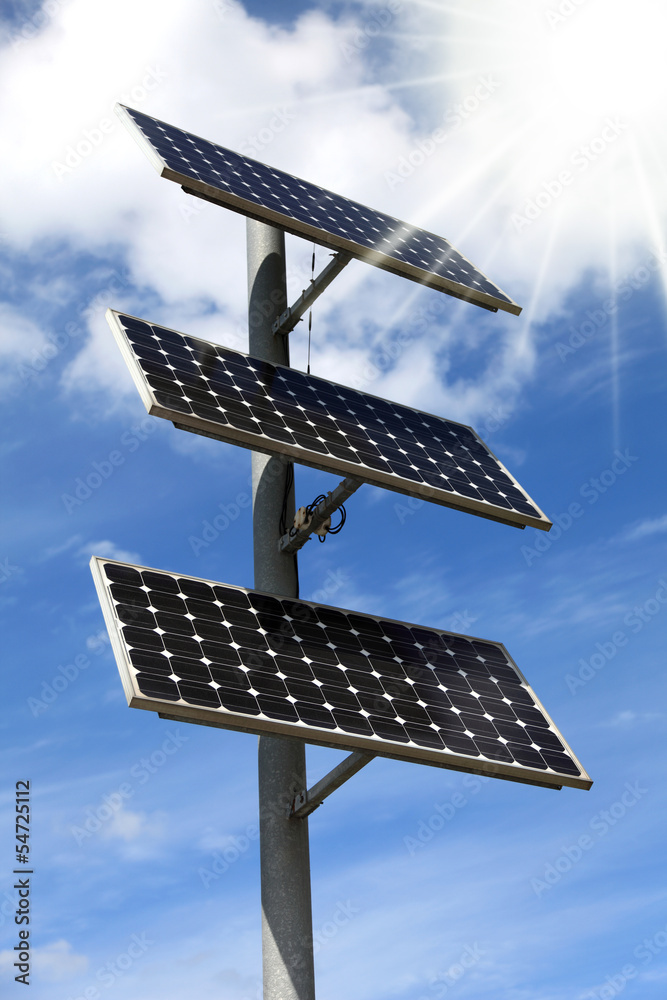 Solary, panele słoneczne. - obrazy, fototapety, plakaty 