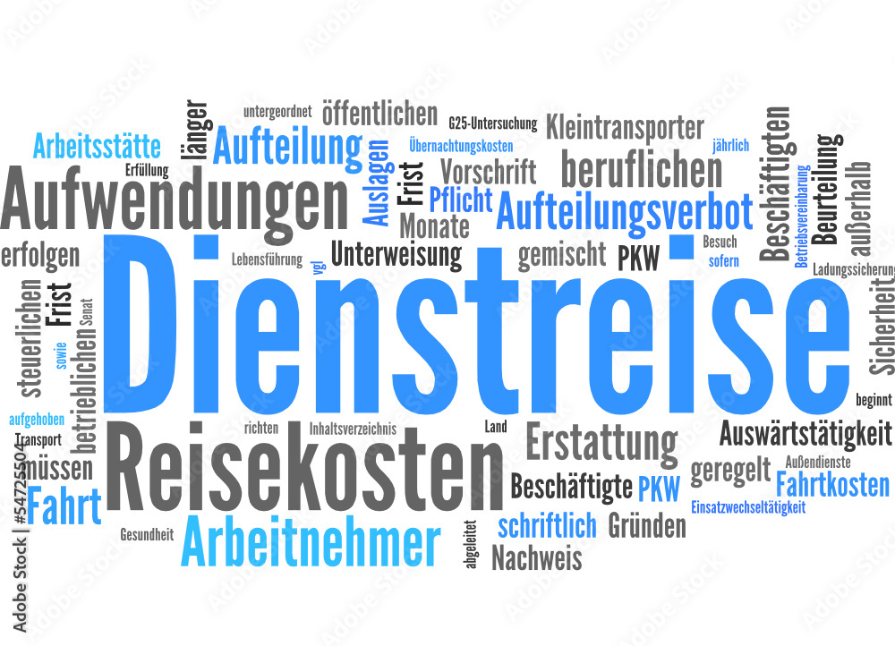 Dienstreise (Geschäftsreise, Fahrtkosten, Reise)