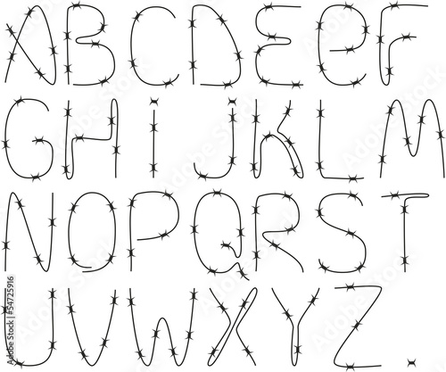 scratchy text