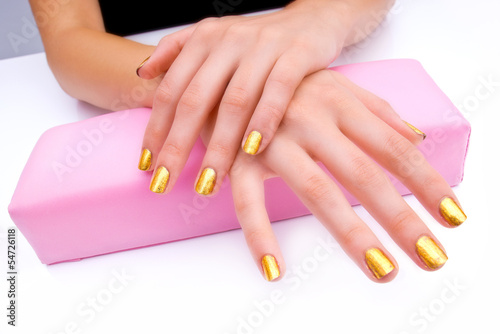 manicured woman fingernails