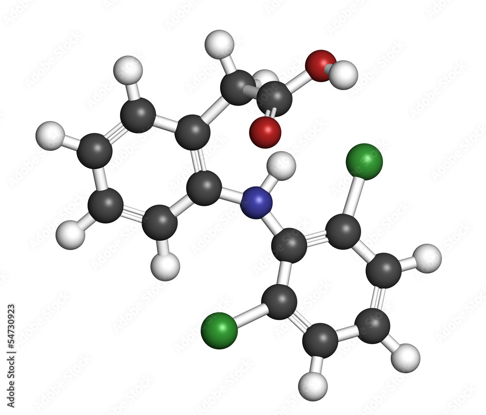 Diclofenac pain and inflammation drug (NSAID) Diclofenac pain and inflammation drug (NSAID)